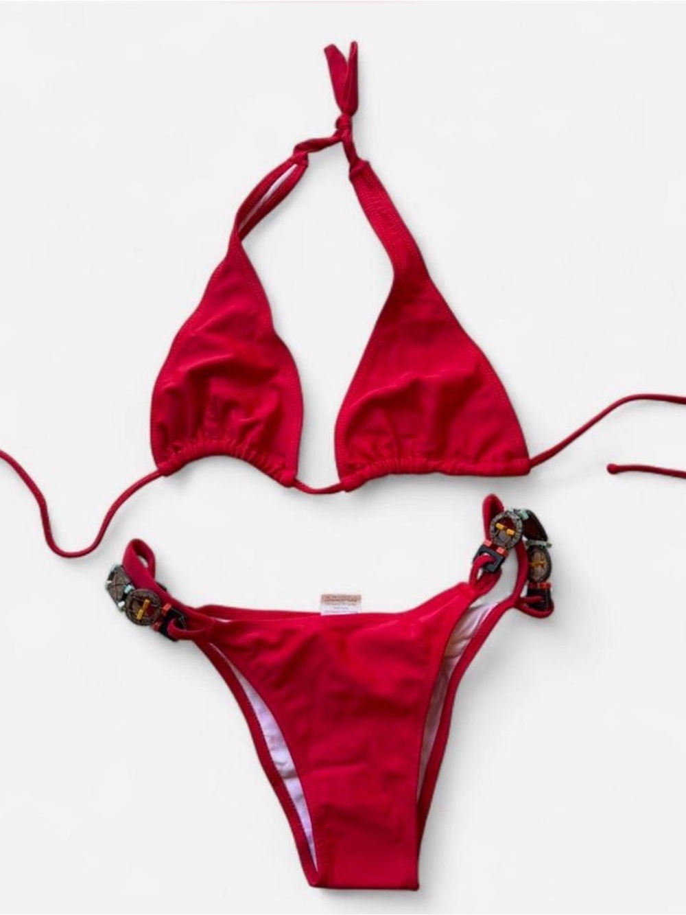 Red Triangle Bikini Set - NWOT